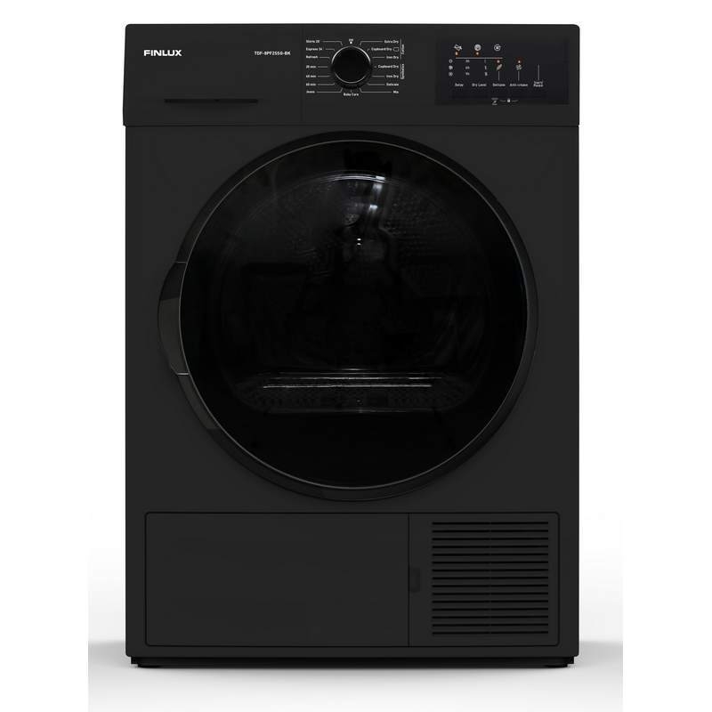 Сушилка Finlux TDF-8PF2SSG-BK, 8 кг, А++, Черный